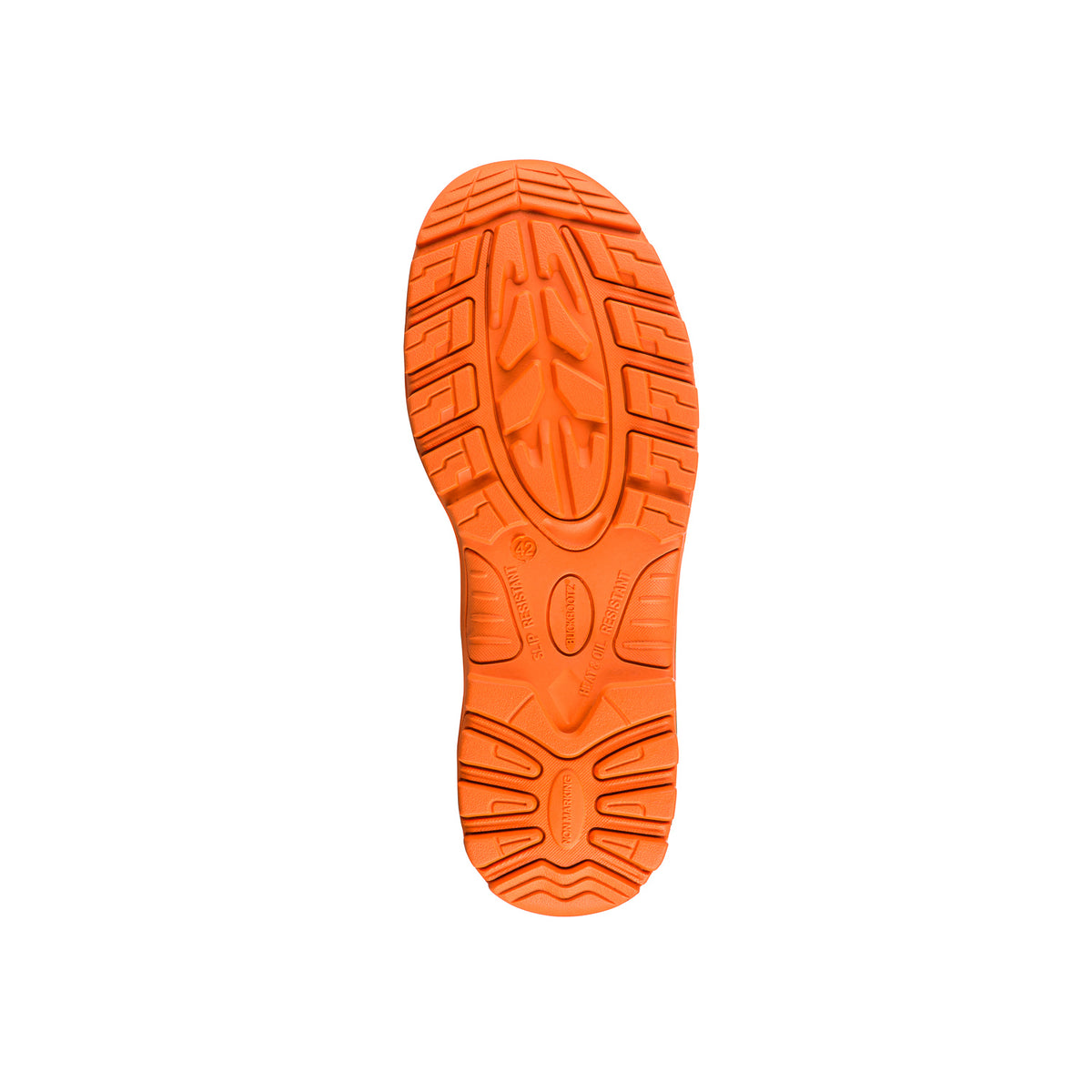 BVIZ2 OR BR Buckzviz Lace Boot - Brown HI Viz Orange