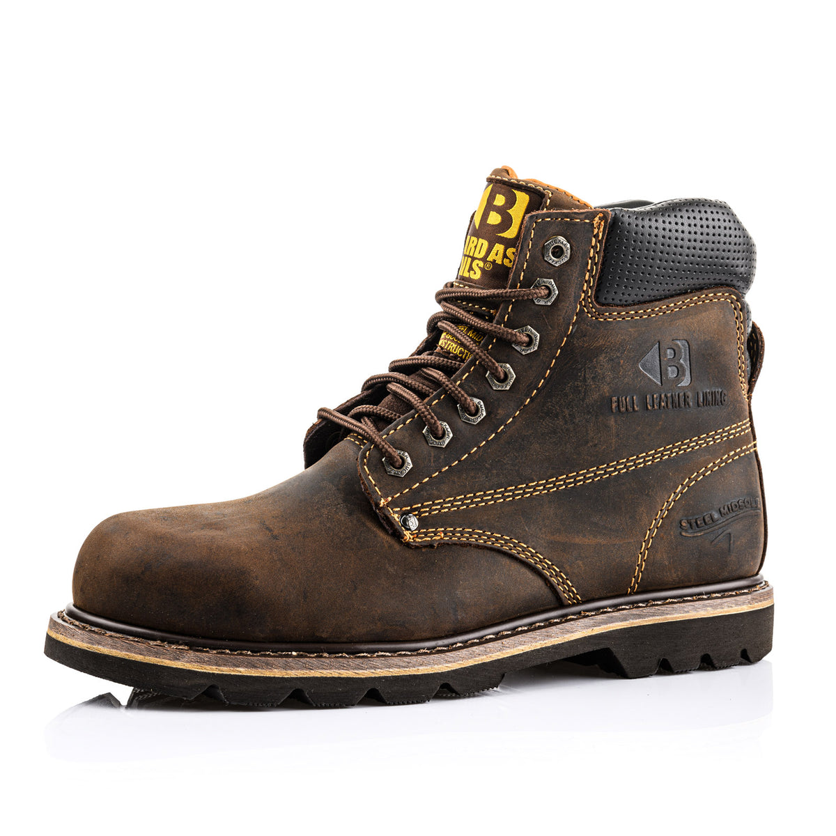 B425SM Hard as Nails Lace Boot - Dark Brown Crazy Horse