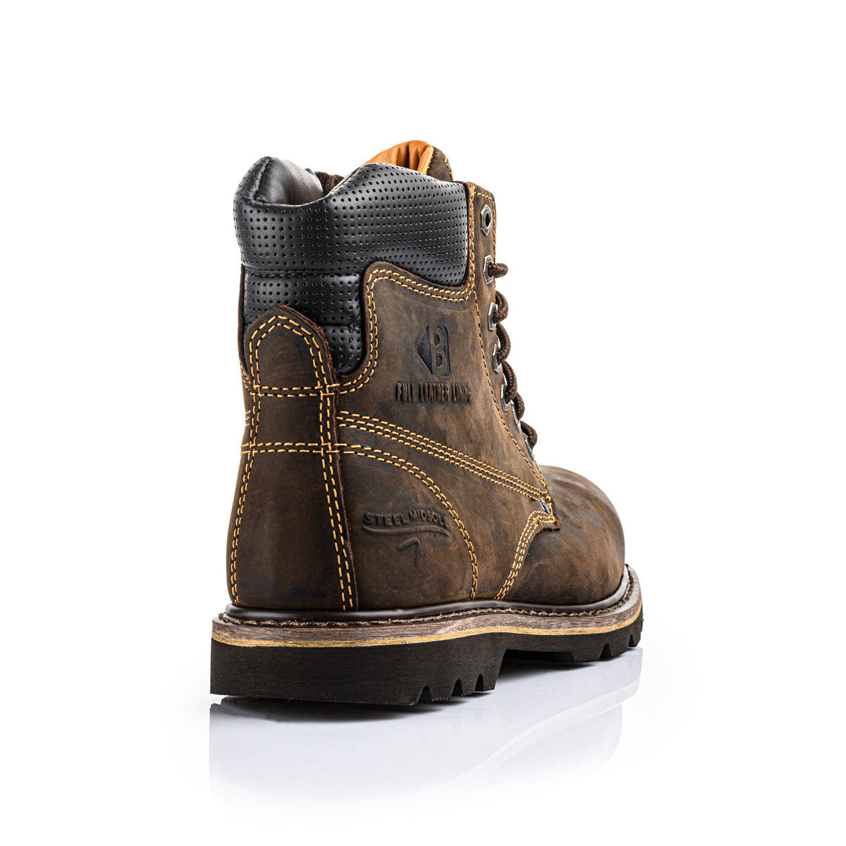 B425SM Hard as Nails Lace Boot - Dark Brown Crazy Horse