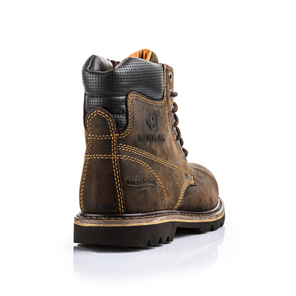 B425SM Hard as Nails Lace Boot - Dark Brown Crazy Horse