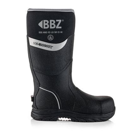 BBZ6000 BK NM Rubberen Veiligheidslaars - Zwart