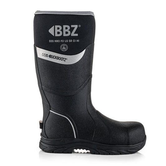 BBZ6000 BK NM Rubberen Veiligheidslaars - Zwart