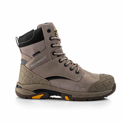 BLASTZ STN Tradez Hoge veterschoen met rits - Stone