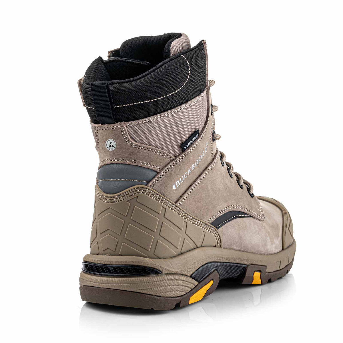 BLASTZ STN Tradez Hoge veterschoen met rits - Stone