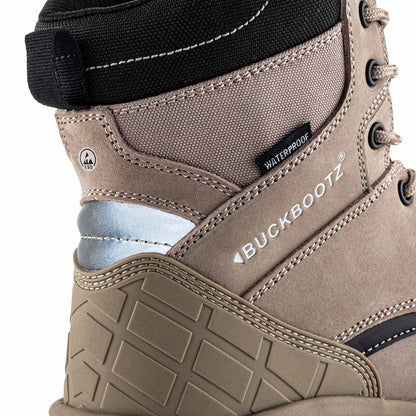 BLASTZ STN Tradez Hoge veterschoen met rits - Stone