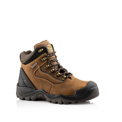 BSH002 BR Buckshot Lace Boot - Dark Brown Crazy Horse