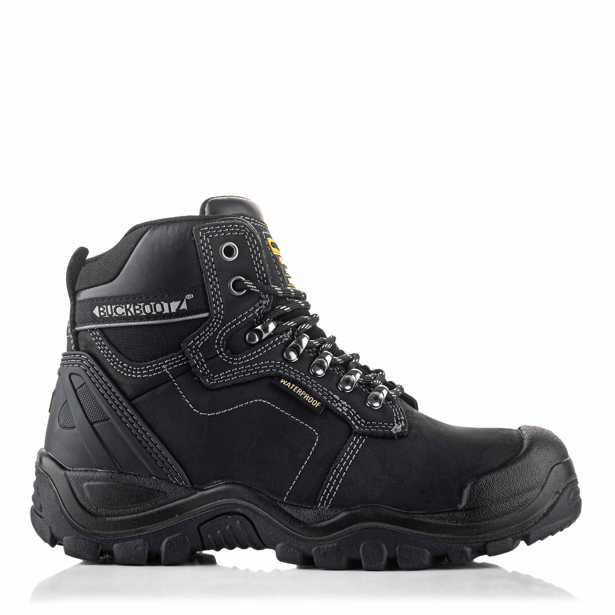 BSH009 BK Buckshot veterschoen - Black Crazy Horse