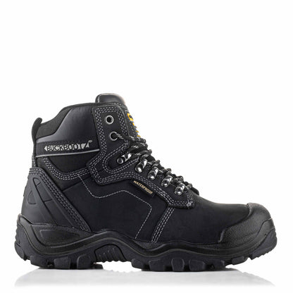 BSH009 BK Buckshot veterschoen - Black Crazy Horse
