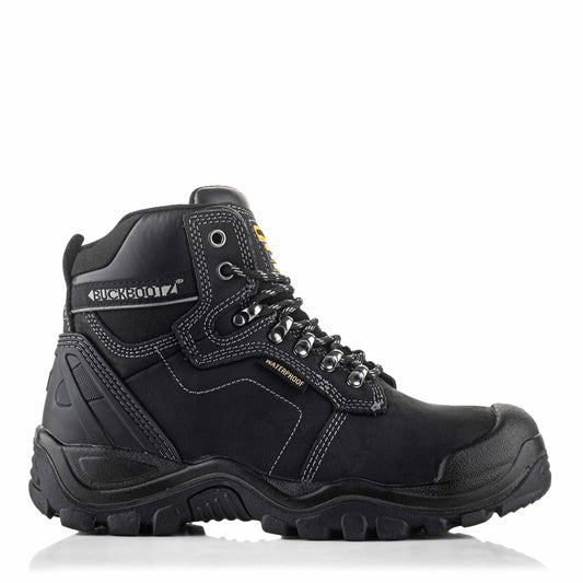 BSH009 BK Buckshot veterschoen - Black Crazy Horse