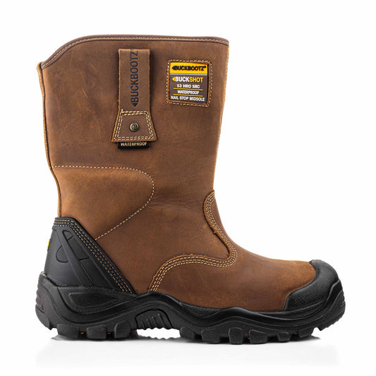 BSH010 BR Buckshot werklaars - Dark Brown Crazy Horse