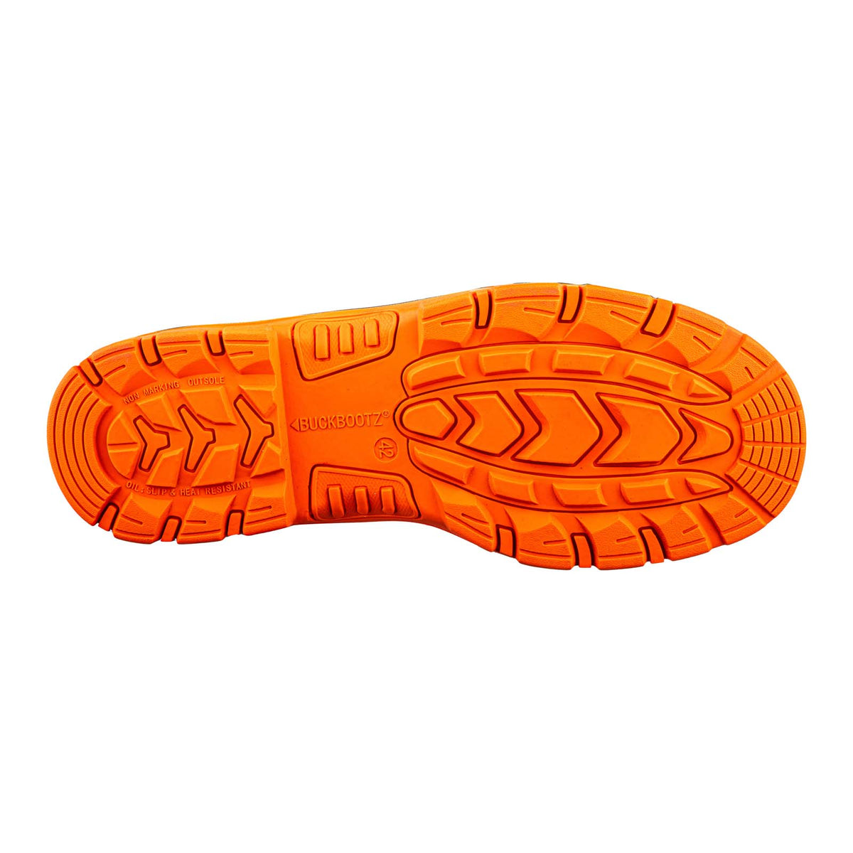 BVIZ3 BK OR Buckzviz Dealer Boot - Black HI Vis Orange