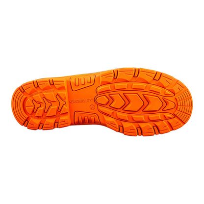 BVIZ3 BK OR Buckzviz Dealer Boot - Black HI Vis Orange