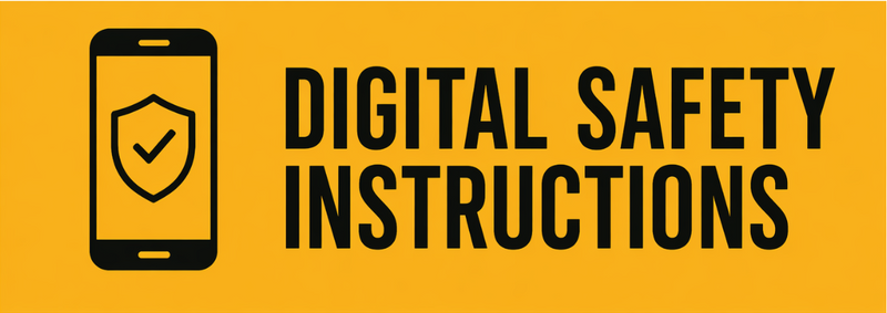 Digitale veiligheidsinstructies